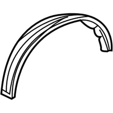 4860609AB Mopar WHEEL/HOUSE-Rear Outer Illustration 1 of 1