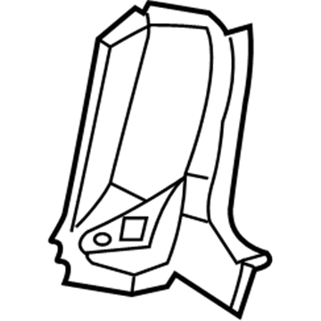 4860612AD Mopar Quarter Panel Reinforcement Illustration 1 of 1