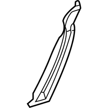 4860615AB Mopar Quarter Panel Reinforcement Illustration 1 of 1