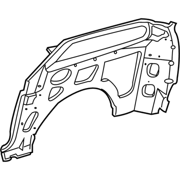 5020466AB Mopar Inner Quarter Panel Illustration 1 of 1