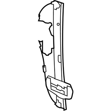 68014948AA Mopar Front Door Window Regulator Illustration 1 of 1
