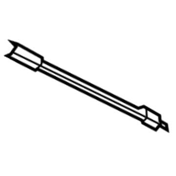 55395844AB Mopar Front Door Glass Lower Channel Illustration 1 of 1