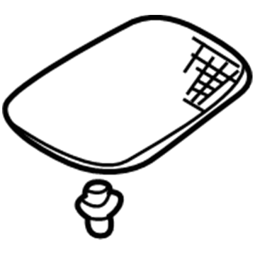 Mopar MR621748 Grille-Rear Shelf Speaker MR621748 Mopar Grille-Rear Shelf Speaker Illustration 1 of 1