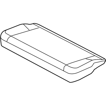 1QX131S3AA Mopar Rear Seat Cushion Cover Illustration 1 of 1