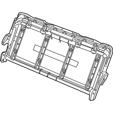 Mopar 68041503AA Rear Seat Back Frame 68041503AA Mopar Rear Seat Back Frame Illustration 1 of 1