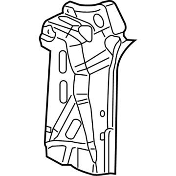 55396624AC Mopar REINFMNT-D Pillar Upper Illustration 1 of 1