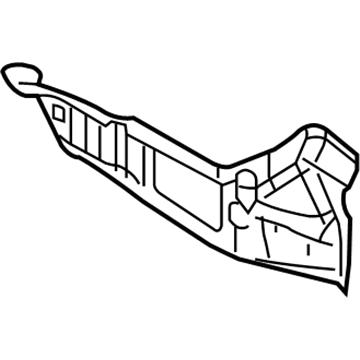 Mopar 55369019AA Extension-D Pillar Lower 55369019AA Mopar Extension-D Pillar Lower Illustration 1 of 1