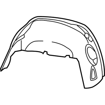 Jeep Commander Wheelhouse - 55396467AB