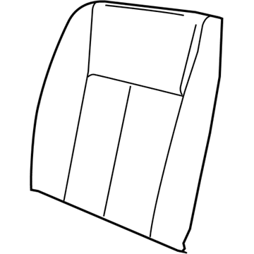 1BJ731D5AA Mopar Seat Back Cover Illustration 1 of 1