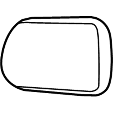 Mopar 1BJ501J3AA Front Headrest 1BJ501J3AA Mopar Front Headrest Illustration 1 of 1
