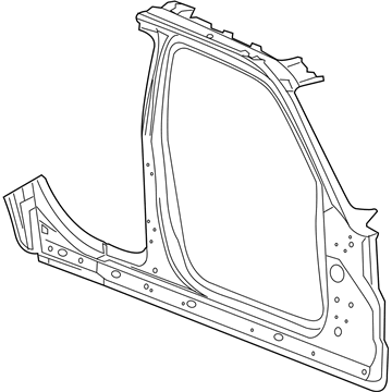 68055344AA Mopar Body Side Aperture Front Panel Illustration 1 of 1