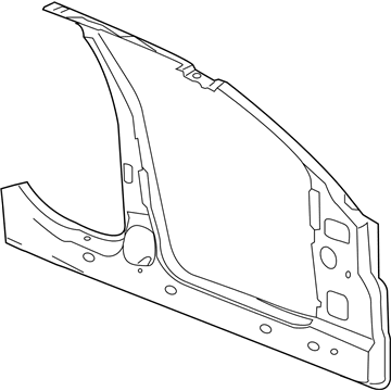 68034151AC Mopar Body Side Aperture Front Panel Illustration 1 of 1