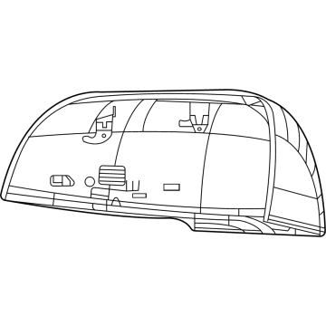 2025 Jeep Grand Wagoneer Mirror Cover - 7HM11TZZAA