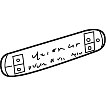 2002 Chrysler Town & Country A/C Switch - 5005009AC