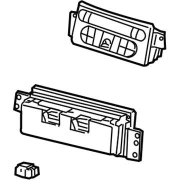 5005064AJ Mopar Air Conditioner And Heater Control Switch Illustration 1 of 1