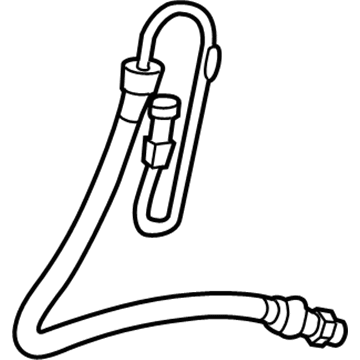 52122382AG Mopar Power Steering Pressure Hose Illustration 1 of 1