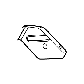 52122418AD Mopar Engine Mount Shield Illustration 1 of 1