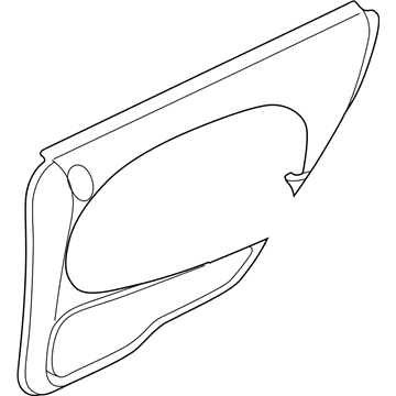 XB491T5AA Mopar Rear Door Trim Panel Illustration 1 of 1