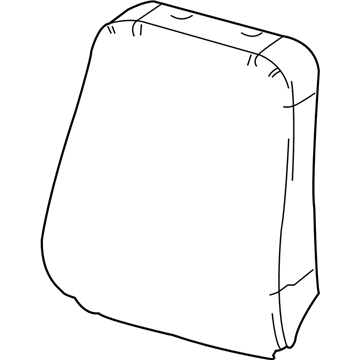 5179307AA Mopar Seat Back Foam Illustration 1 of 1