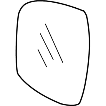 Mopar 68029236AC Mirror Replacement Glass 68029236AC Mopar Mirror Replacement Glass Illustration 1 of 1