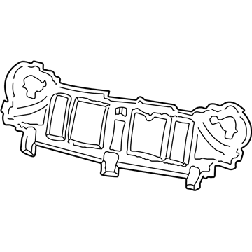 55155800AF Mopar Grille-Grille Opening Illustration 1 of 1