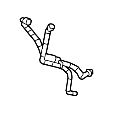 68309845AA Mopar TUBE/HOSE-Supply & Return Illustration 1 of 1