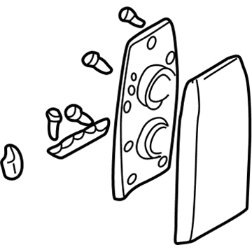 MR641696 Mopar Door-Floor Console Bin Illustration 1 of 1