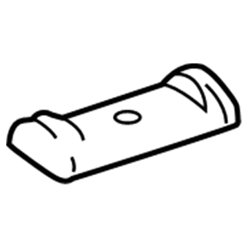 Mopar 68013794AA Plate-Rear Spring U-Bolt 68013794AA Mopar Plate-Rear Spring U-Bolt Illustration 1 of 1