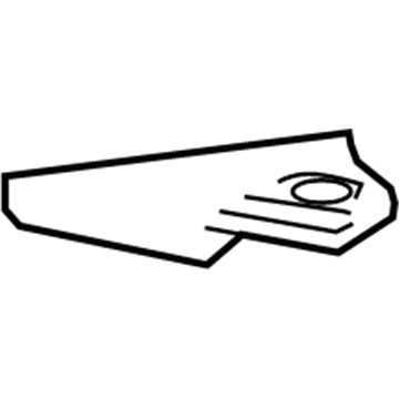 5115732AA Mopar RETAINER-Battery Illustration 1 of 1