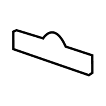 55372894AA Mopar Tailgate Nameplate Illustration 1 of 1