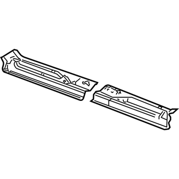 Mopar 55362248AA Liftgate Lower Panel 55362248AA Mopar Liftgate Lower Panel Illustration 1 of 1