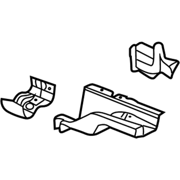 55362430AC Mopar Floor Pan Crossmember Illustration 1 of 1