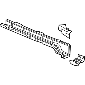 Mopar 55362431AB Floor Pan Crossmember 55362431AB Mopar Floor Pan Crossmember Illustration 1 of 1