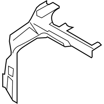 5178058AB Mopar Quarter Inner Reinforcement Illustration 1 of 1
