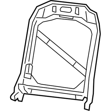 68272068AB Mopar Front Seat Back Illustration 1 of 1