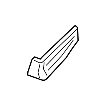 5ZF13LC5AF Mopar Seat Track Cover Illustration 1 of 1