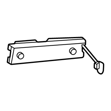 68410411AB Mopar DAMPENER-Glove Box Door Illustration 1 of 1