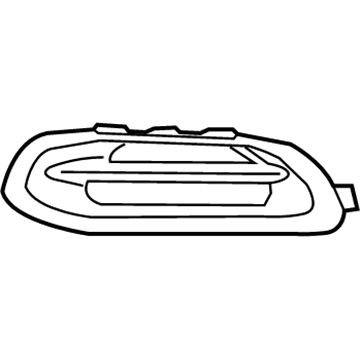68163980AA Mopar Fog Lamp Hole Plug Illustration 1 of 1