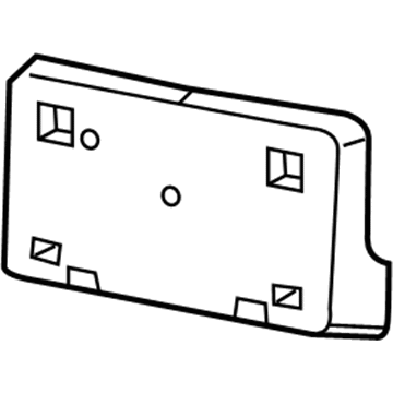 68085575AB Mopar License Plate Bracket Illustration 1 of 1