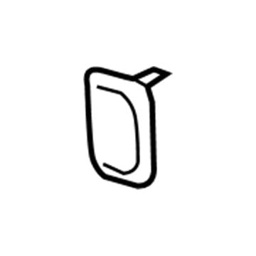 1UA98TZZAC Mopar Tow Hook Cover Illustration 1 of 1