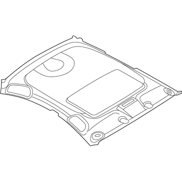 TJ12TL2AC Mopar None Headliner Illustration 1 of 1