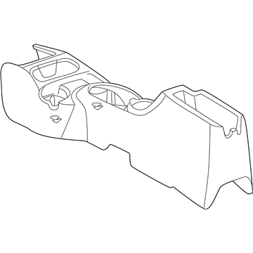 Mopar RZ921DVAC Floor Console Base RZ921DVAC Mopar Floor Console Base Illustration 1 of 1