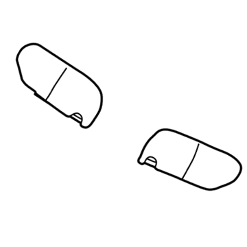 2002 Dodge Ram 1500 Sun Visor - XB06TL2AA