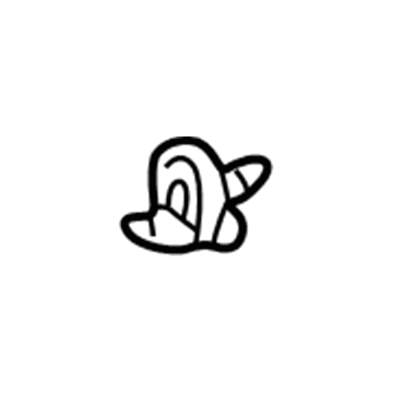 55350938AC Mopar Hook-Rear Shelf Illustration 1 of 1