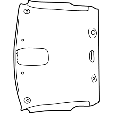 WF23TL2AA Mopar None Headliner Illustration 1 of 1