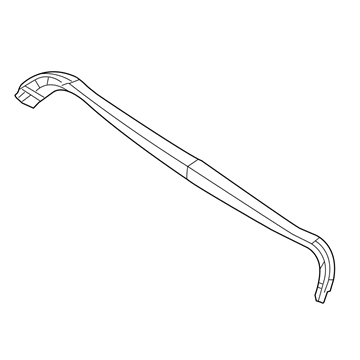 Mopar 1BZ30HDAAB Panel-LIFTGATE Trim Upper 1BZ30HDAAB Mopar Panel-LIFTGATE Trim Upper Illustration 1 of 1