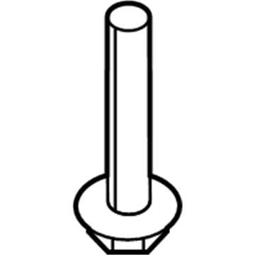 6104432AA Mopar Hexagon Head Bolt Illustration 1 of 1