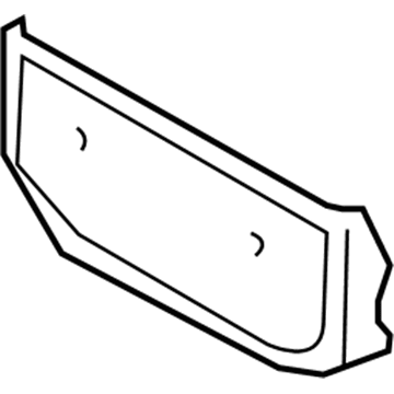 2004 Dodge Sprinter 2500 License Plate - 5104524AA