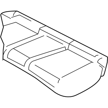 1FU861D5AA Mopar Rear Seat Cushion Cover Illustration 1 of 1