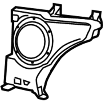 5064946AA Mopar Sub Woofer Speaker Illustration 1 of 1